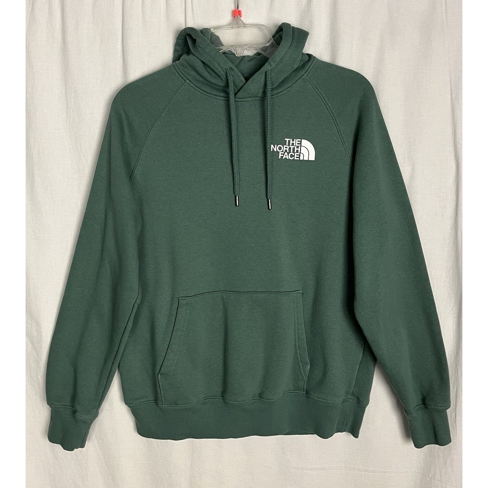 The North Face Sweater Women Size Small Green Hoodie Pullover Jacket
